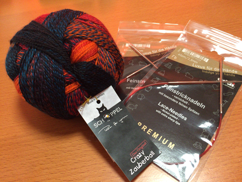 編み針と毛糸